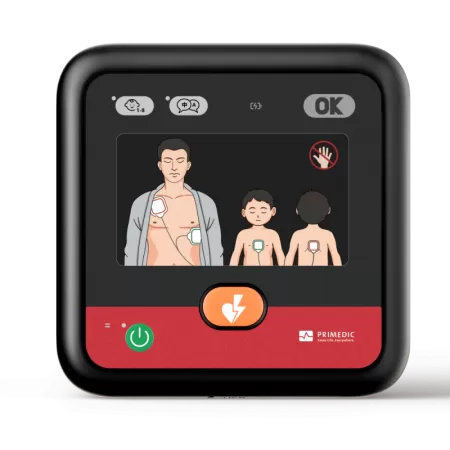 Primedic Heartsave MyPad (verhuur) (Semi-automaat, Basismodel vast scherm, zonder CPR feedback)