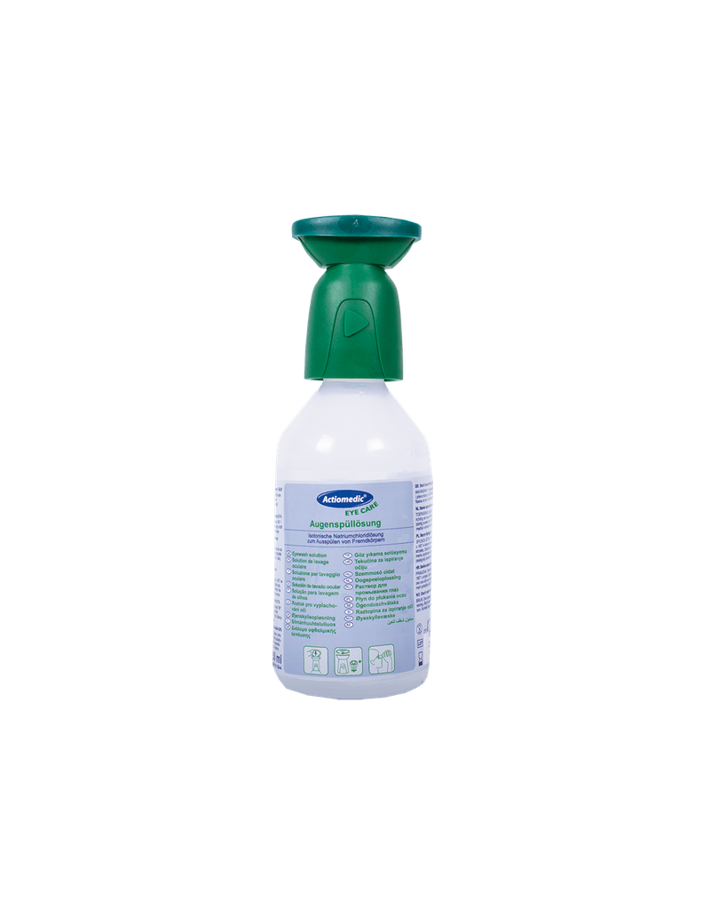 [56200] ACTIOMEDIC OOGSPOELFLES MET SODIUM CHLORIDE 0,9% (250 ml)